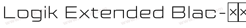 Logik Extended Blac字体转换